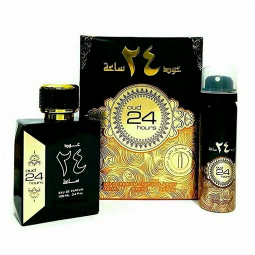 Oud 24 Hours 100 ml + Perfume Spray - Imagen 2