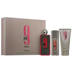 Set 9 PM Rebel 100ml + Shower Gel 150ml + Perfume Spray 150ml